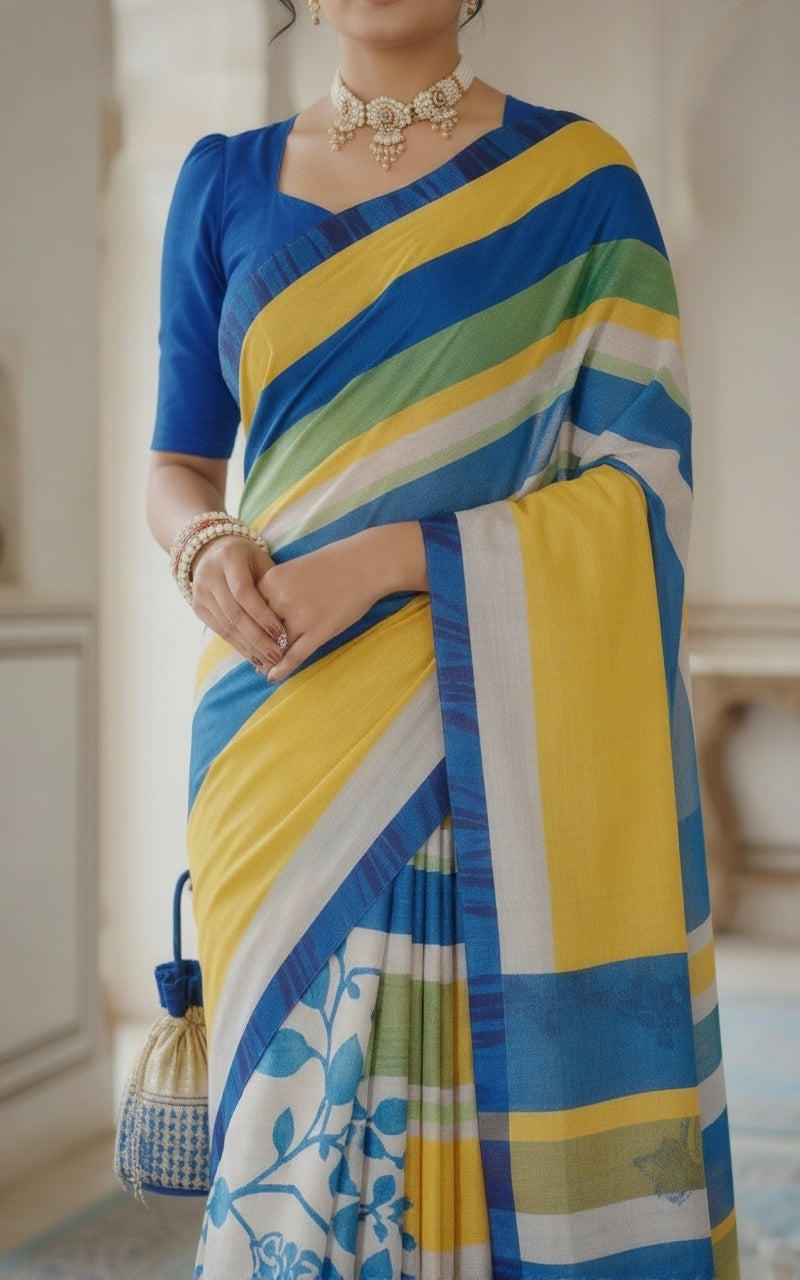 Ambarsariya Cotton Digital Printed Saree 4188