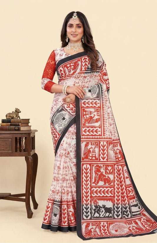 Srimoyee Bengali Cotton Saree