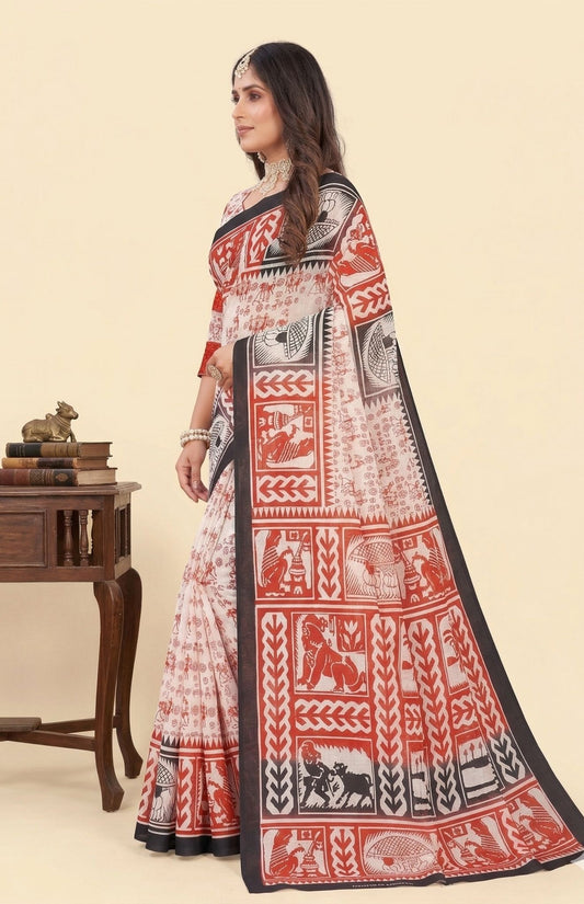 Srimoyee Bengali Cotton Saree