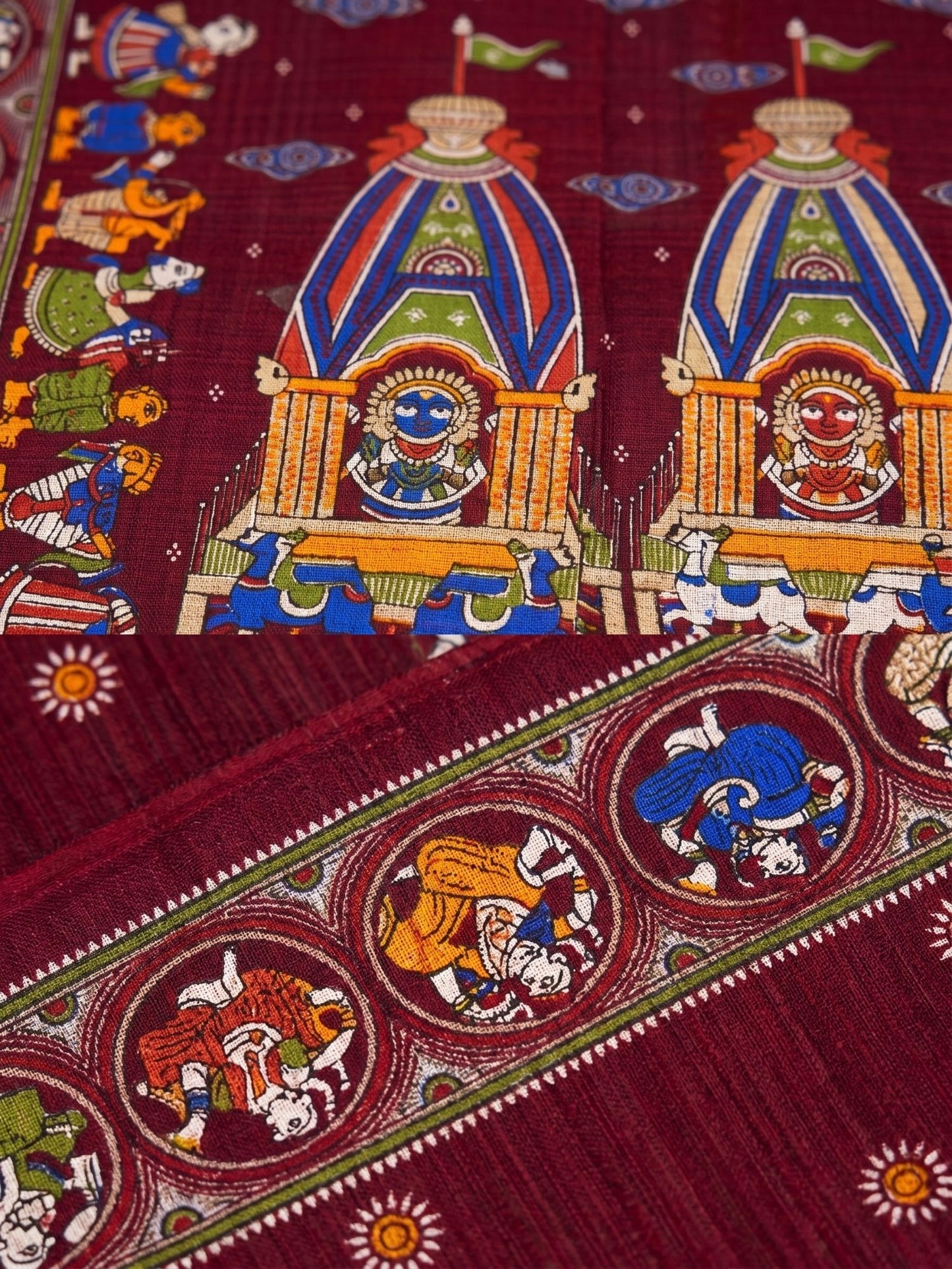 Jay Jagannath  Pure Cotton Saree