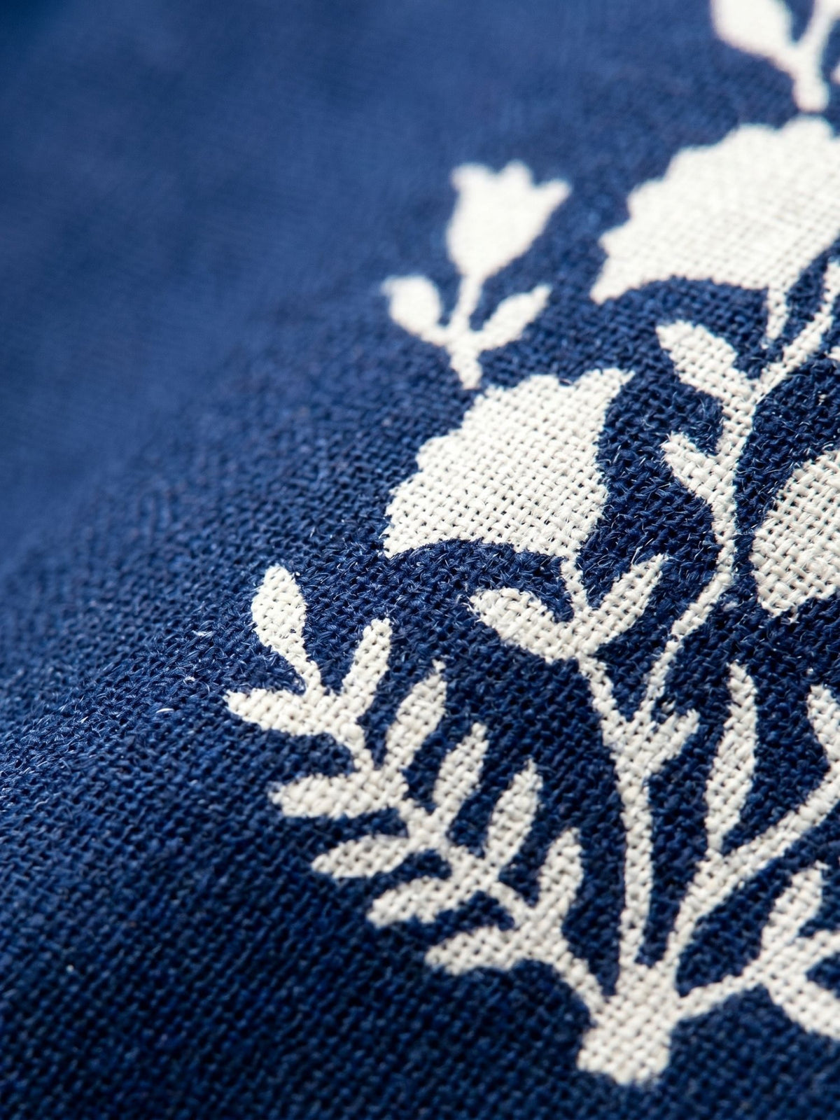 Ishani Border 04 Navy Blue