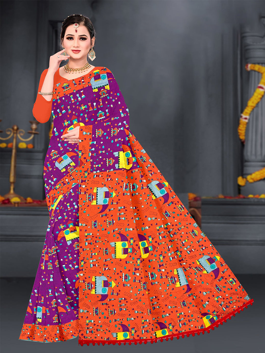 MINU SAREE HASTHLEKHA V-1 0006