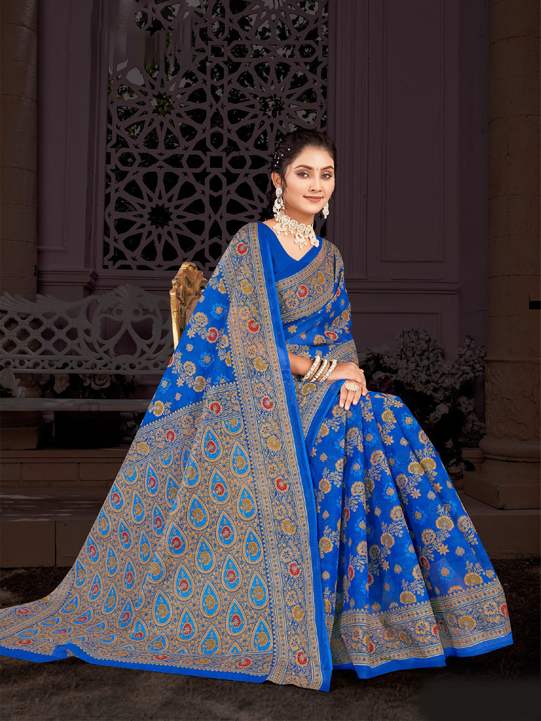 MINU SAREE SUNHERI COTTON SD 38674