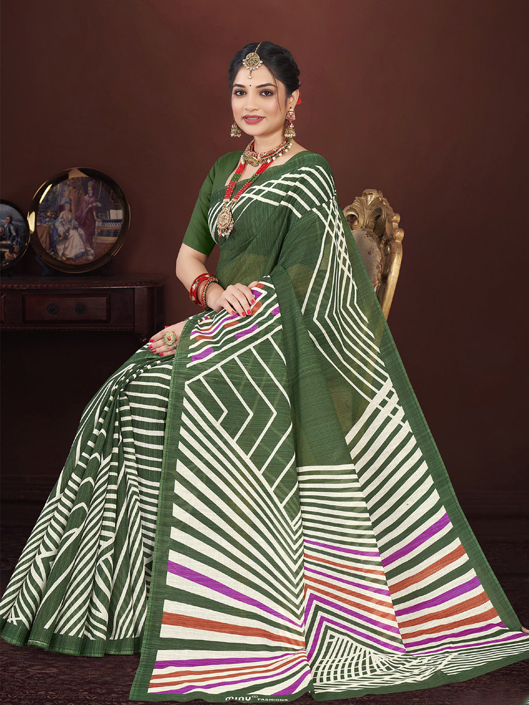 MINU SAREE VELVET TOUCH V-12 34643