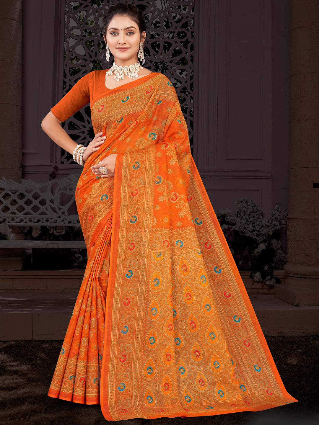 MINU SAREE SUNHERI COTTON SD 38676