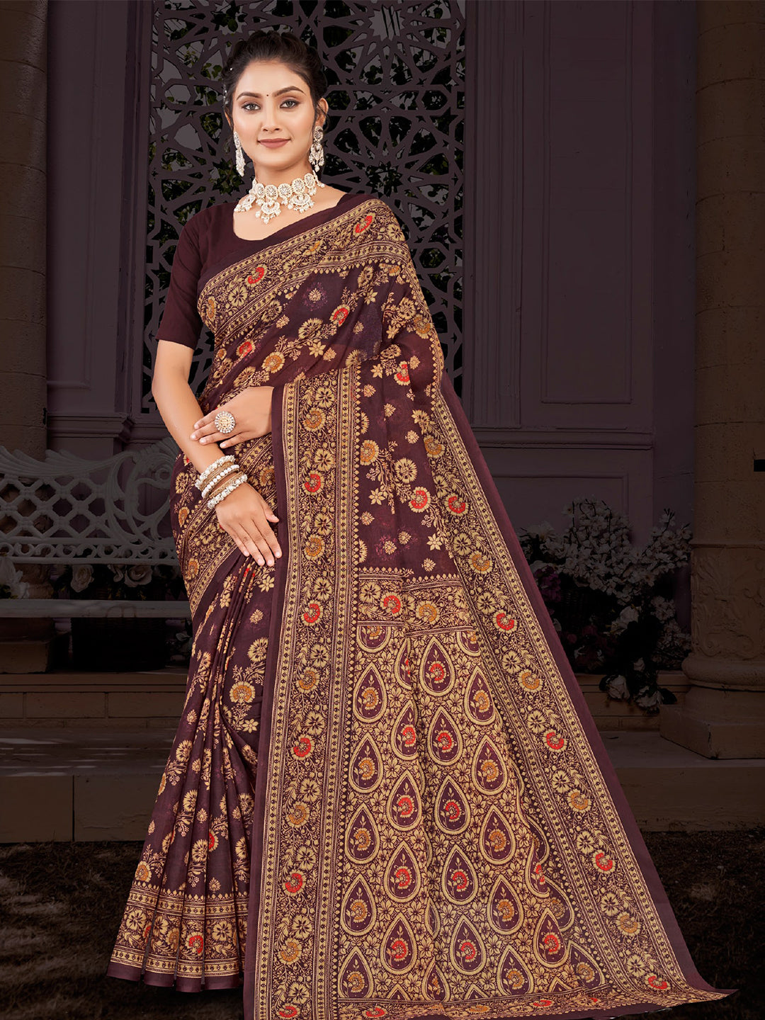 MINU SAREE SUNHERI COTTON SD 386710