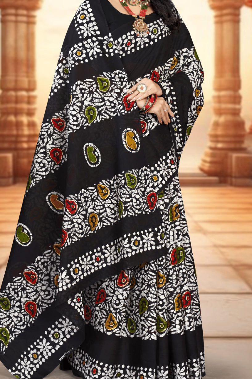 MINU SAREE GOLD BATIK 39798