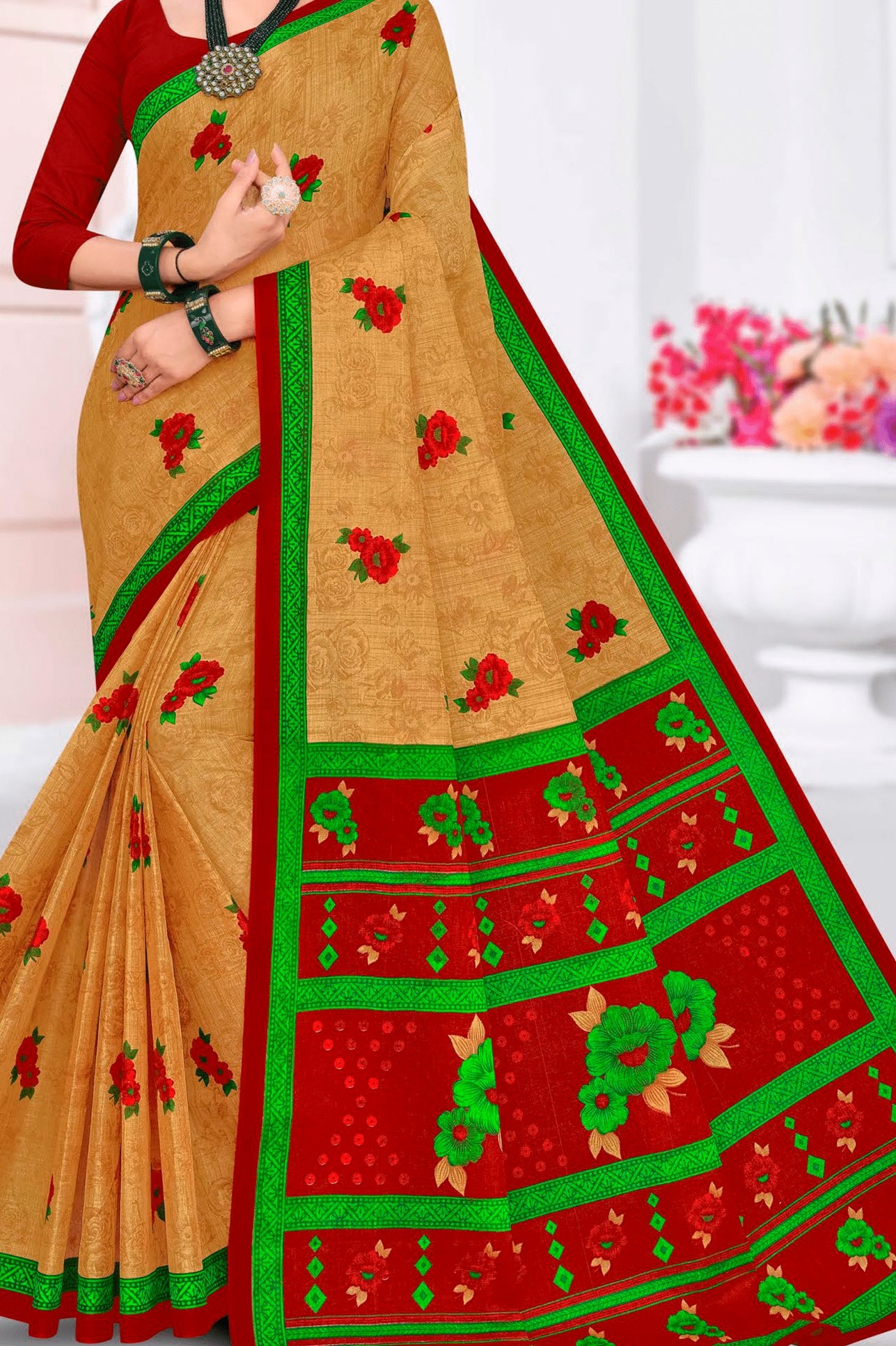 MINU SAREE MALAIKAA V-37 1088