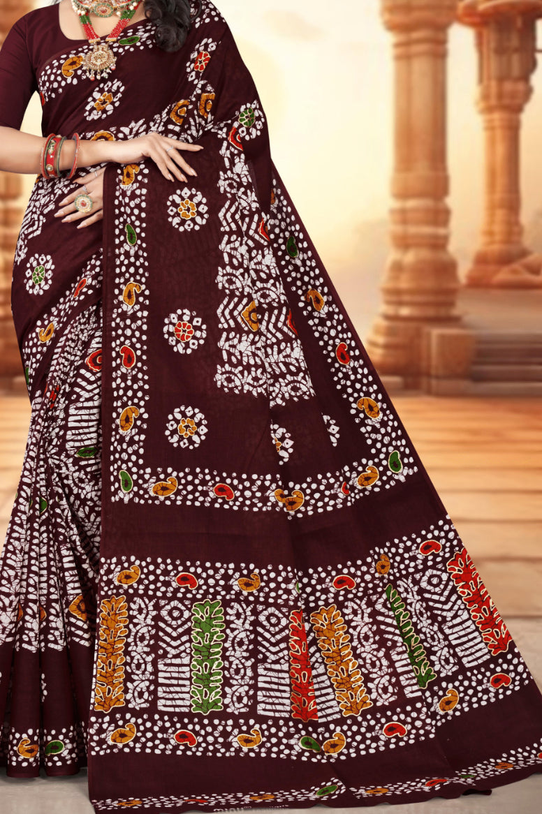 MINU SAREE GOLD BATIK 39732