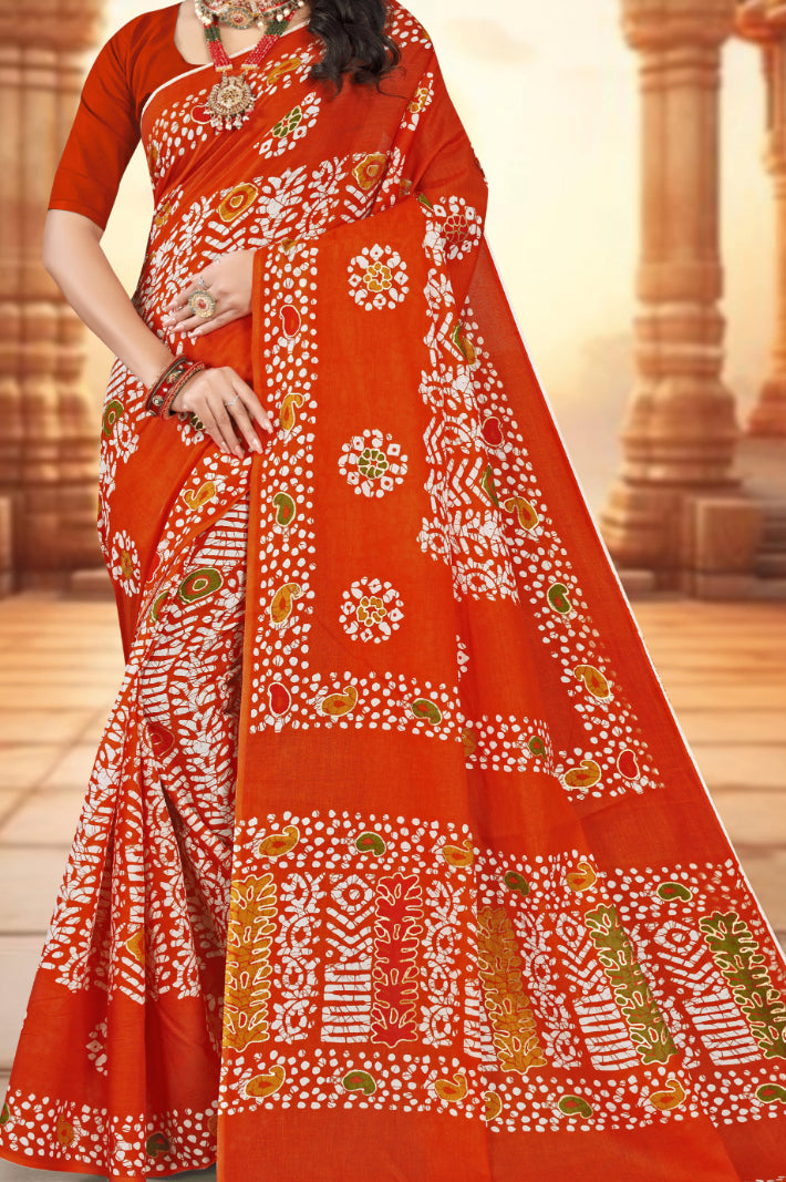 MINU SAREE GOLD BATIK 39754