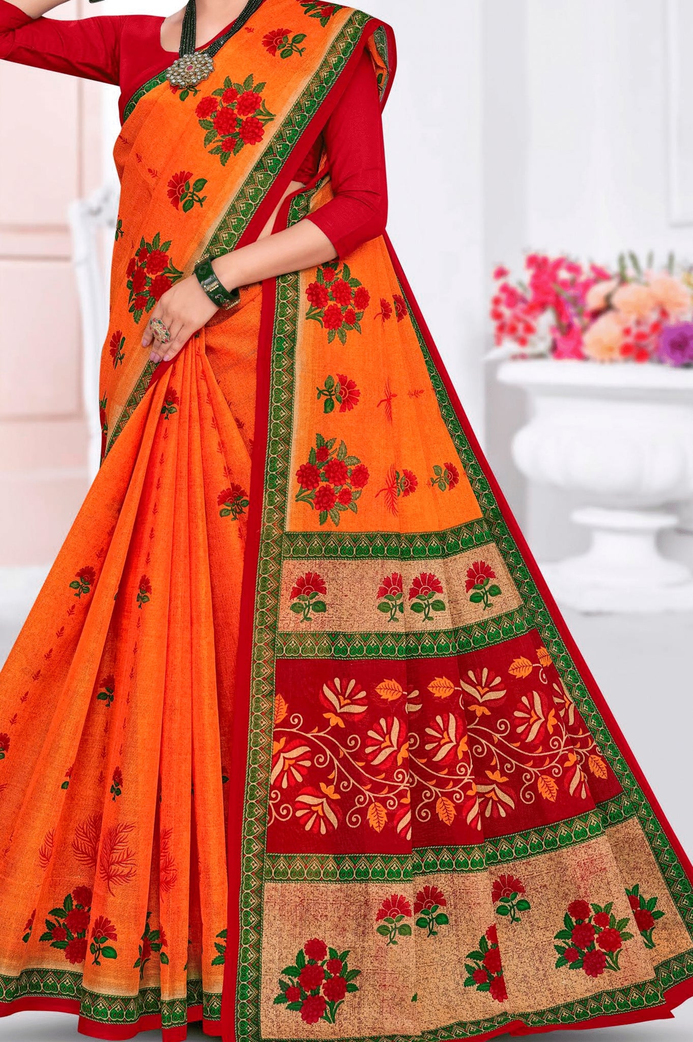 MINU SAREE MALAIKAA V-37 1044