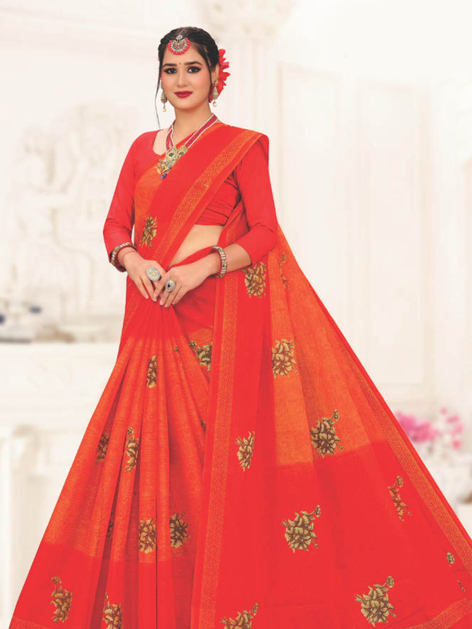 MINU SAREE NANCY V-3 3077