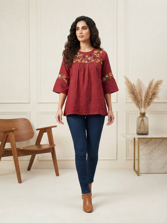 PRAKRITI EMBROIDERED KURTA