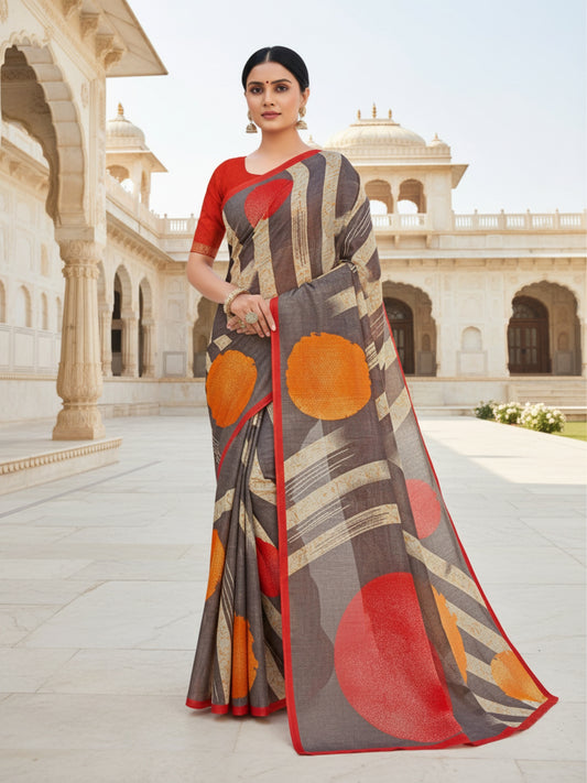 Saregama Vol 05 vibrant cotton saree 05 – Minu Fashions