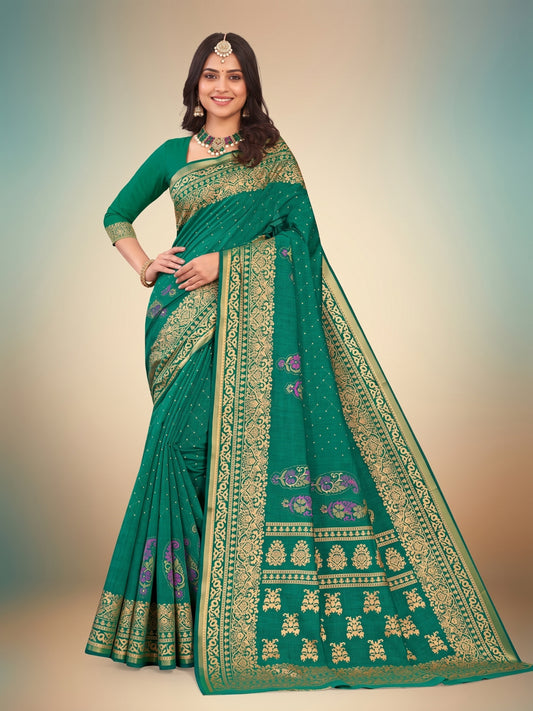 Kanishka wedding cotton saree design 3962 – Minu Fashions