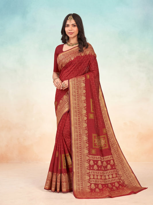 Kanishka wedding cotton saree design 3965 – Minu Fashions
