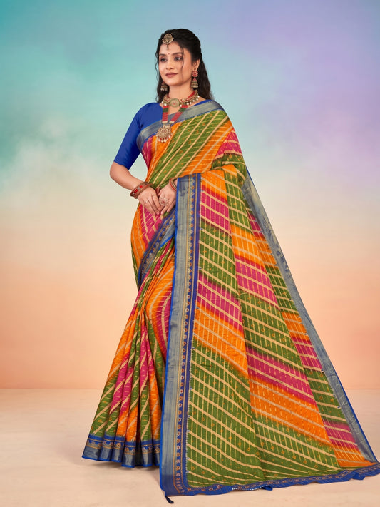 Bobby Rani cotton printed saree 14838A – Minu Fashions