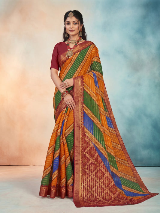 Bobby Rani cotton printed saree 14840B – Minu Fashions