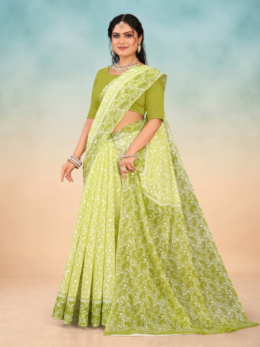 Good Day pastel malai cotton saree 4174A – Minu Fashions