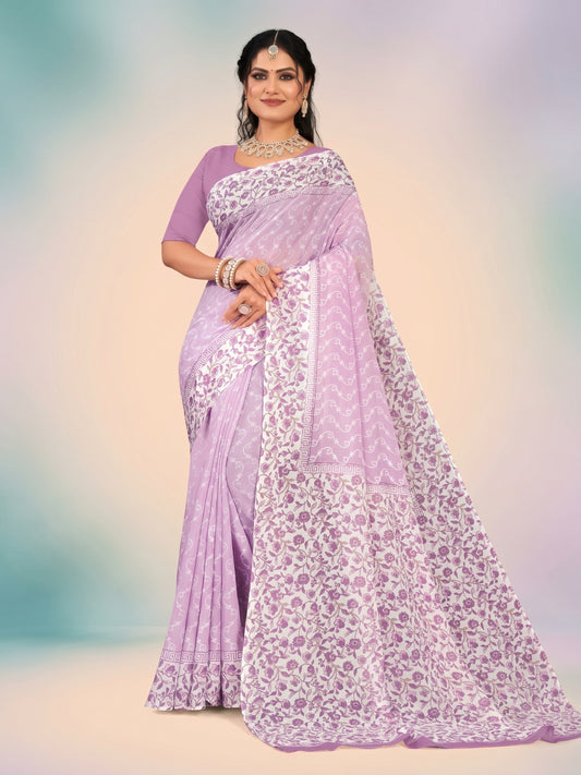 Good Day pastel malai cotton saree 4175B – Minu Fashions