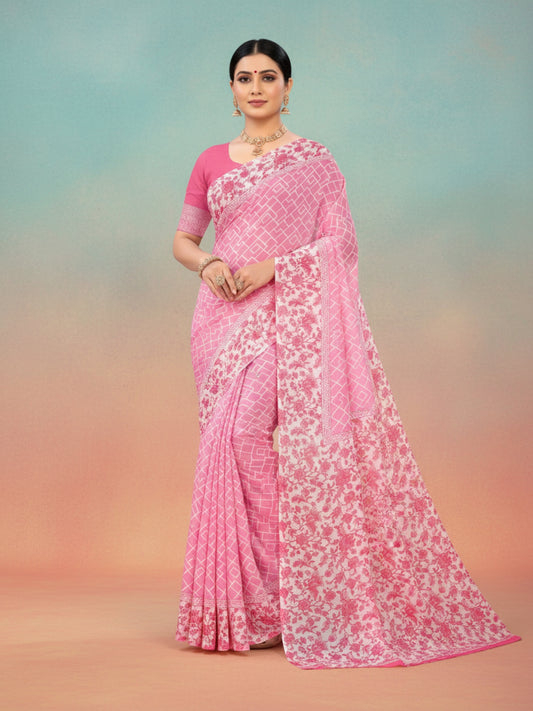 Good Day pastel malai cotton saree 4176A – Minu Fashions