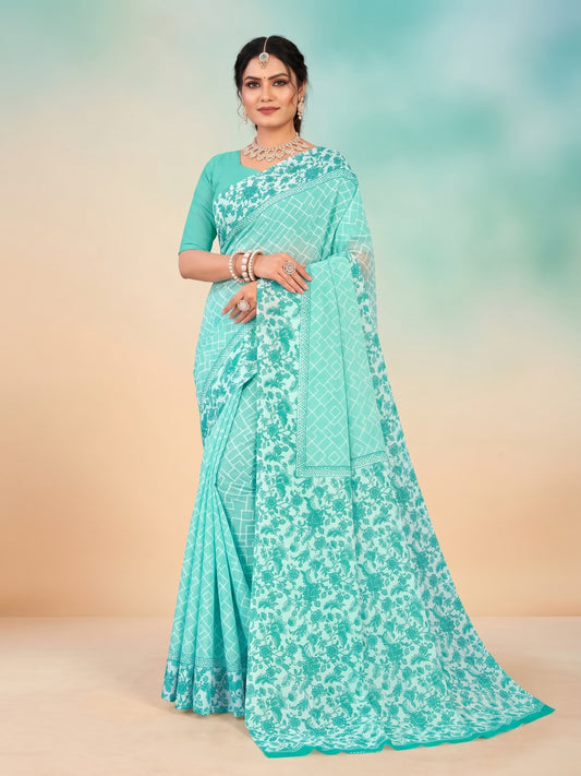 Good Day pastel malai cotton saree 4176B – Minu Fashions