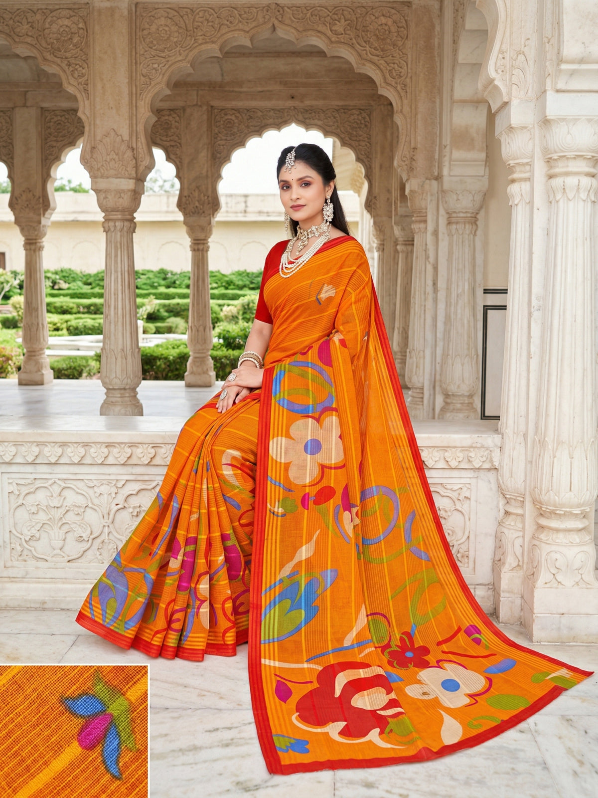 Saregama Vol Premium Cotton Saree