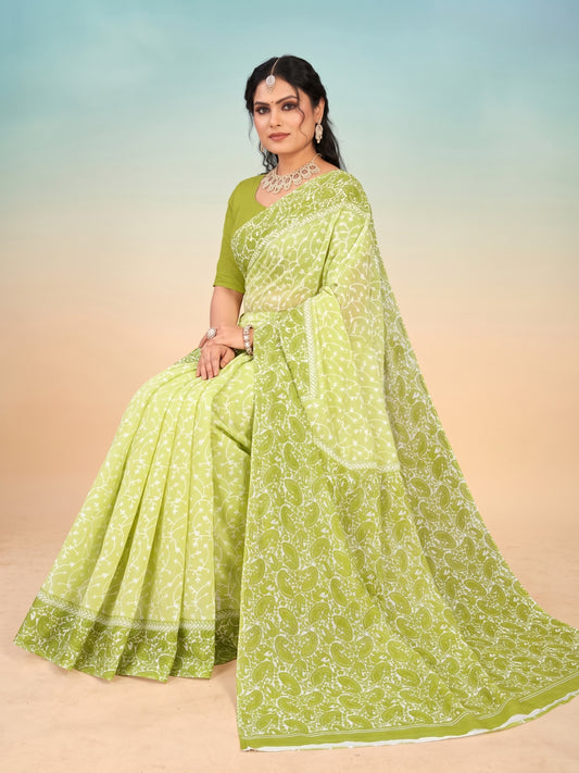 Good Day Pestal Soft Cotton Saree