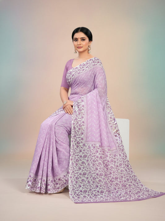Good Day Pestal Premium Cotton Saree