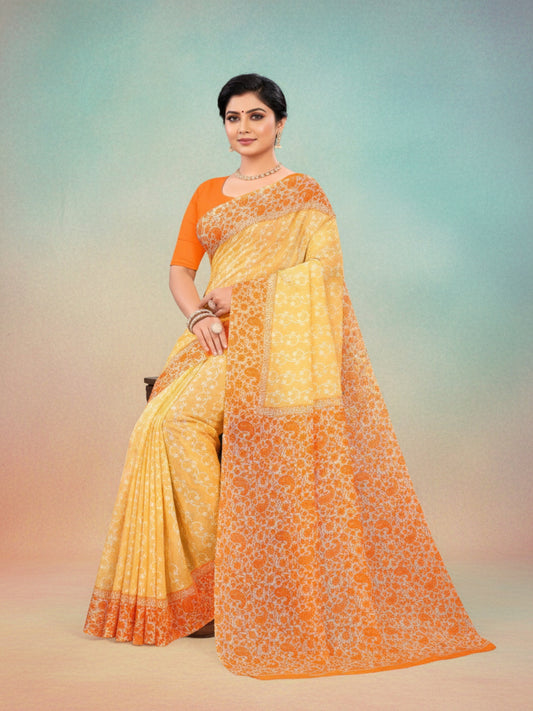 Good Day Pestal Soft Cotton Saree