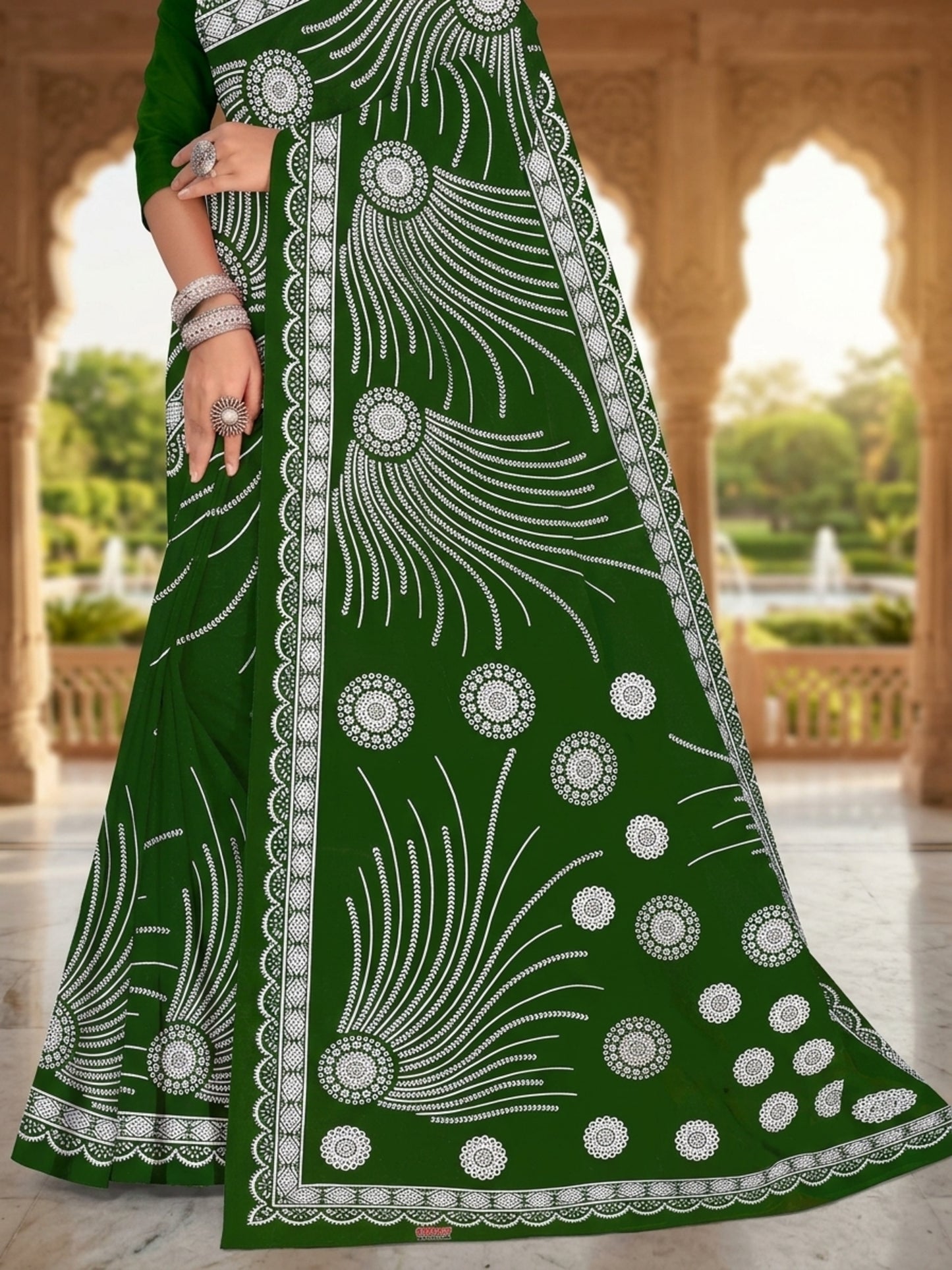 Pure Cotton Saree for Women Soft Lightweight Printed Daily Wear Traditional Casual Office Wear Saree