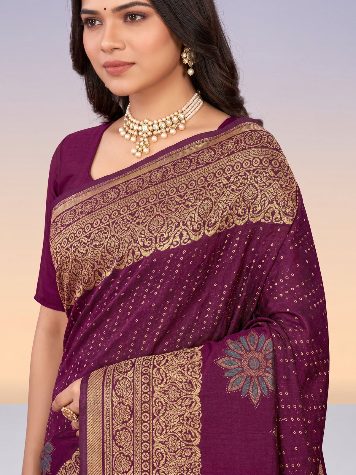 Kanishka Wedding Royal Pink Saree