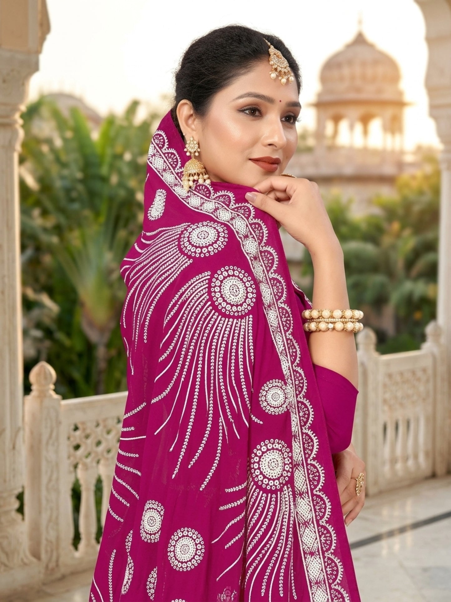 Pure Cotton Saree for Women Soft Lightweight Printed Daily Wear Traditional Casual Office Wear Saree