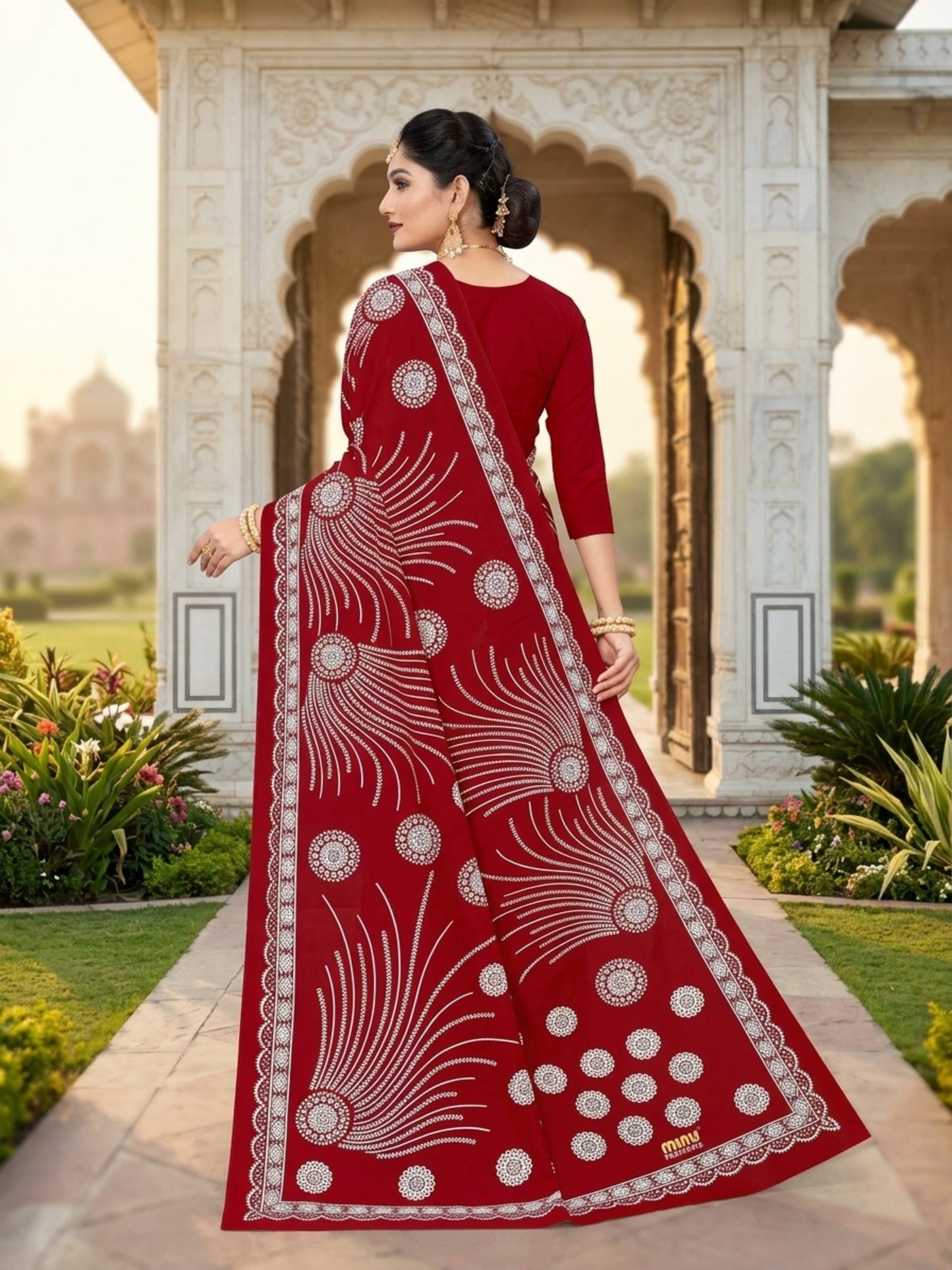 Pure Cotton Saree for Women Soft Lightweight Printed Daily Wear Traditional Casual Office Wear Saree