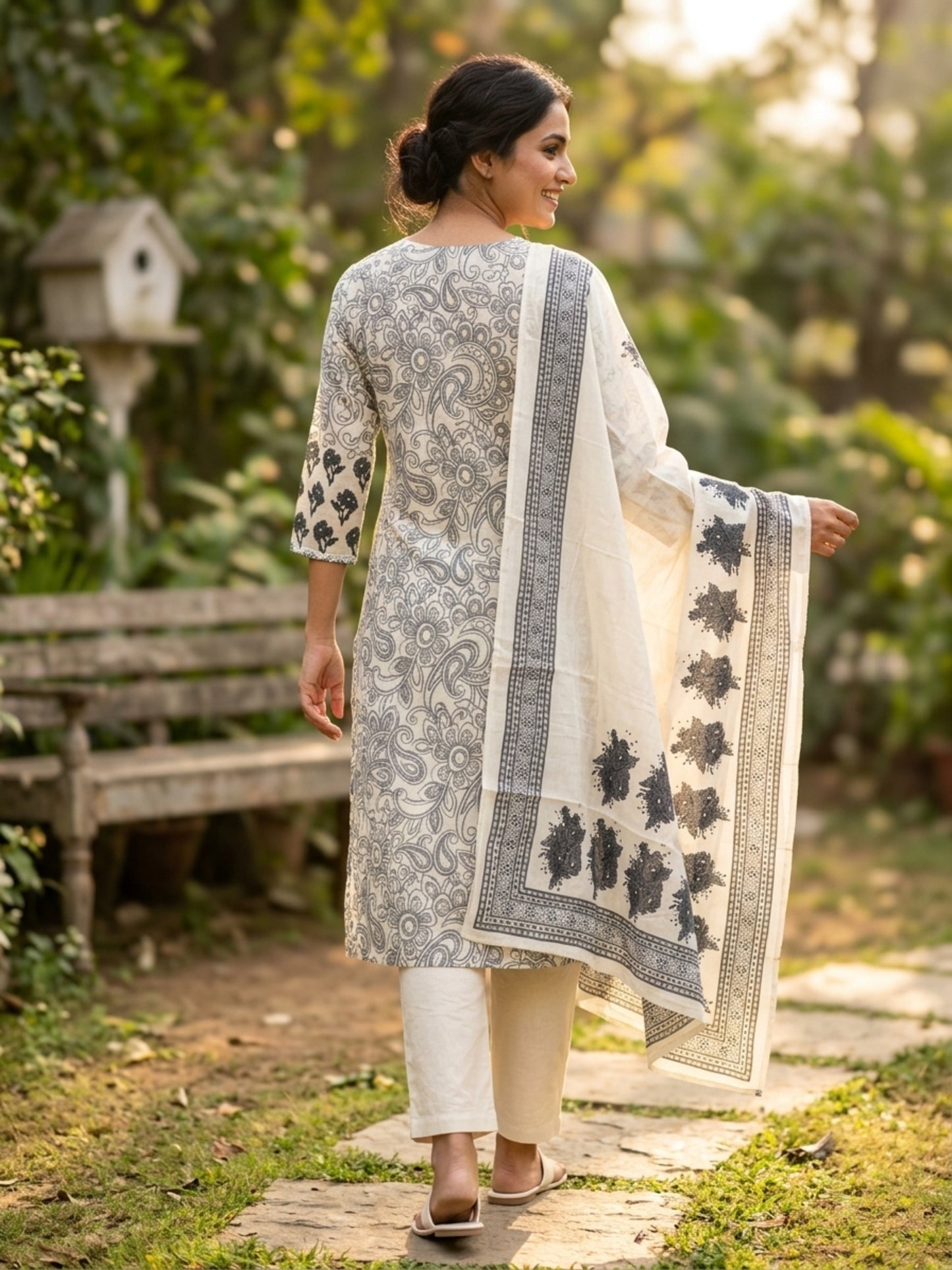 Scarlet Women Floral Printed Salwar Suit Set | Ank