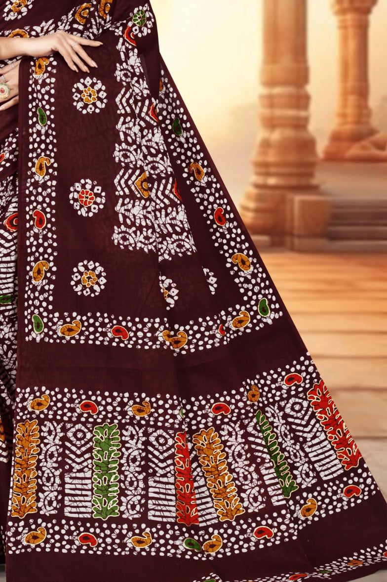 MINU SAREE GOLD BATIK 39732