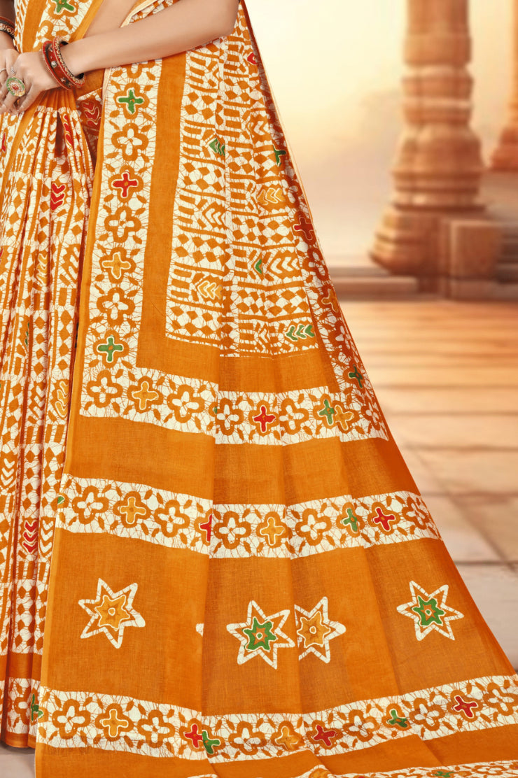 MINU SAREE GOLD BATIK 39721