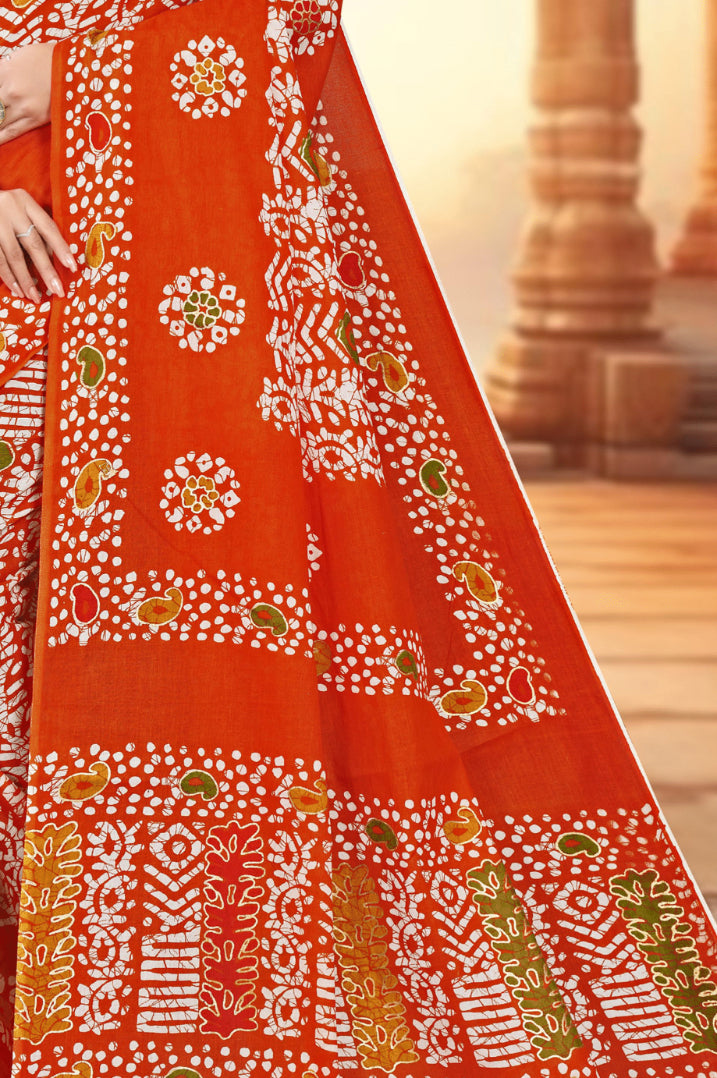 MINU SAREE GOLD BATIK 39754