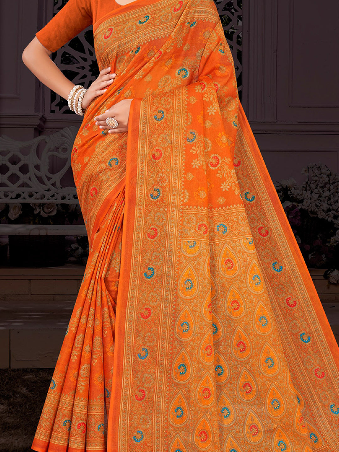 MINU SAREE SUNHERI COTTON SD 38676