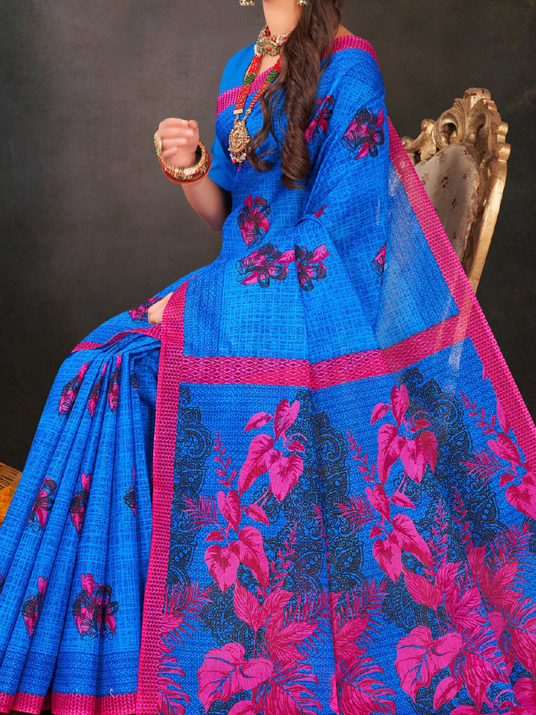 Nusrat V- Premium Cotton Saree