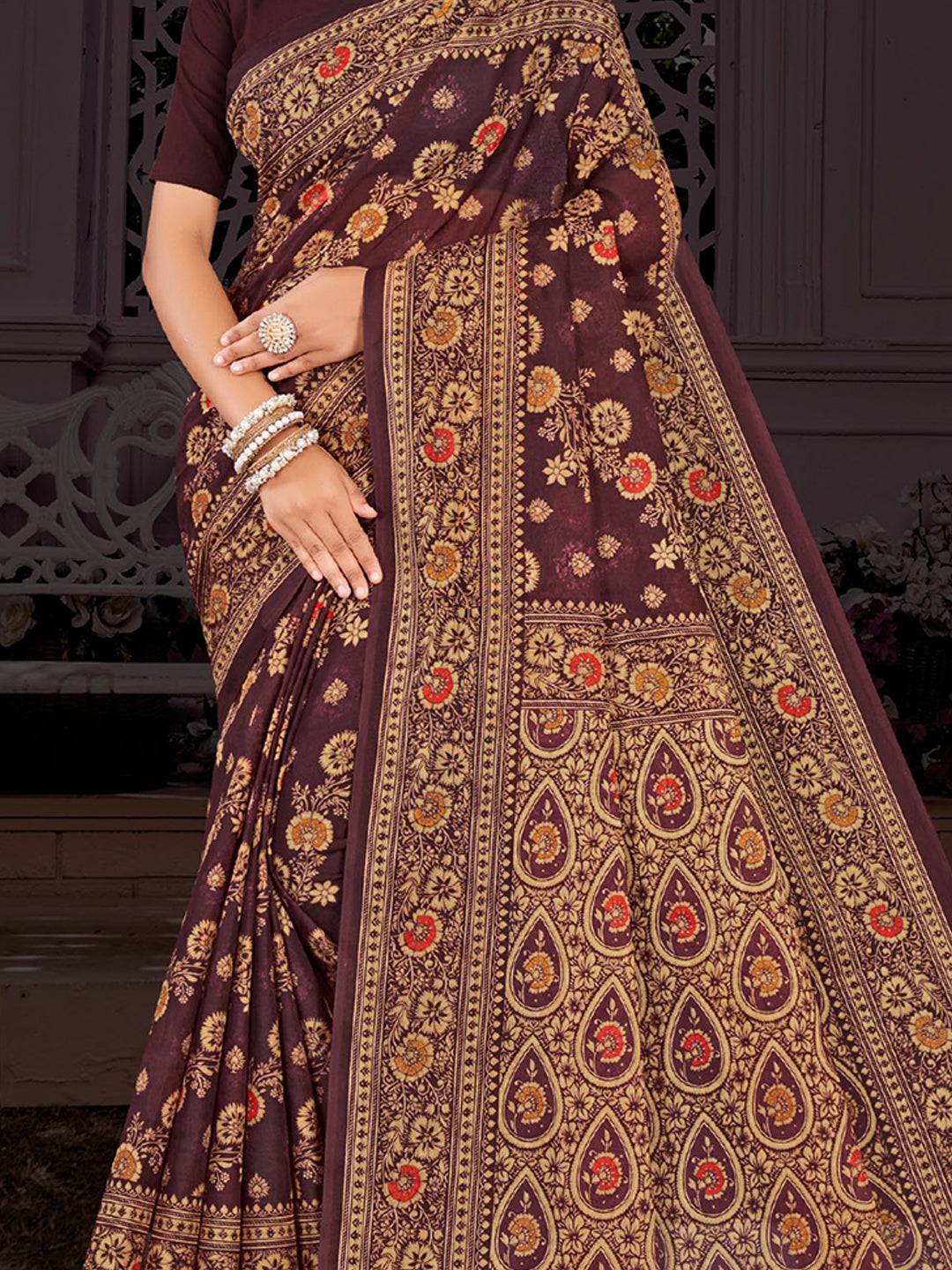 MINU SAREE SUNHERI COTTON SD 386710