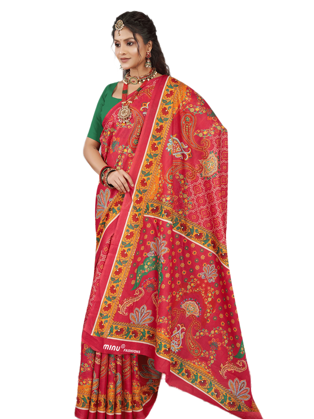 MINU SAREE DIGITAL FASHION RADHEY KRISHNA 45056