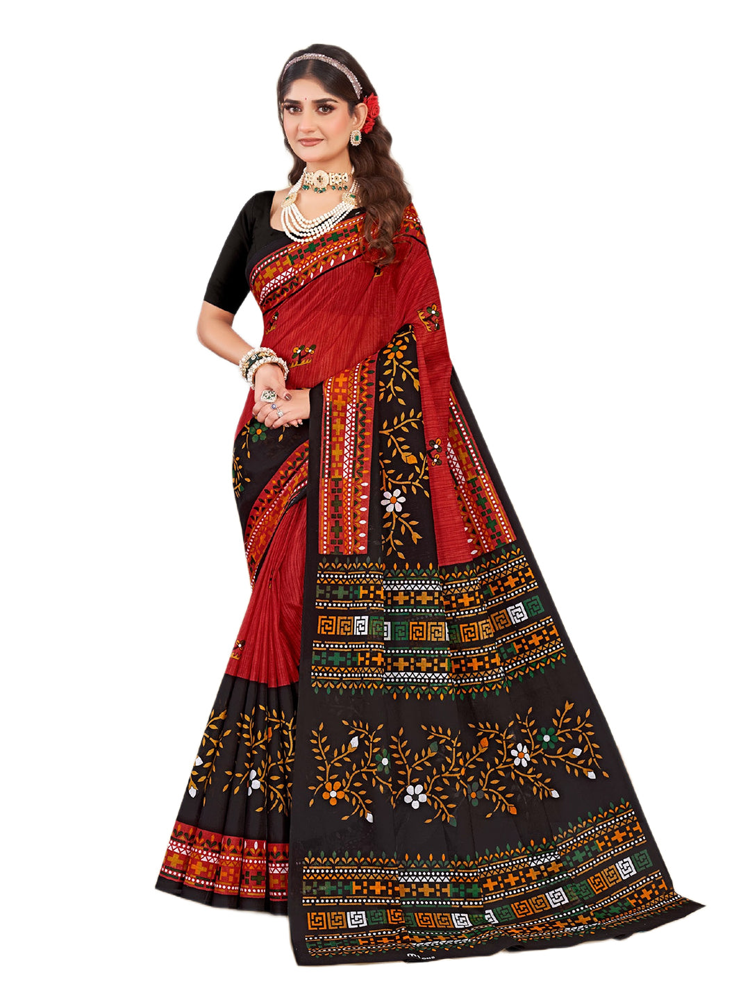 MINU SAREE SUNHERI COTTON V-4 38713