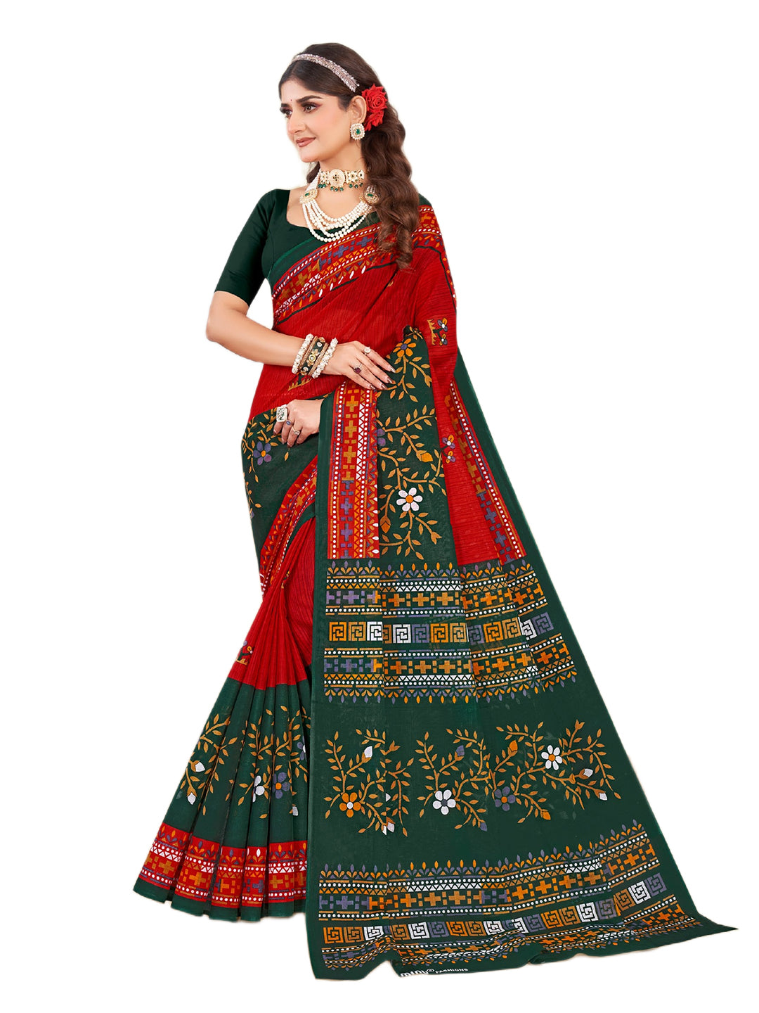 MINU SAREE SUNHERI COTTON V-4 38779