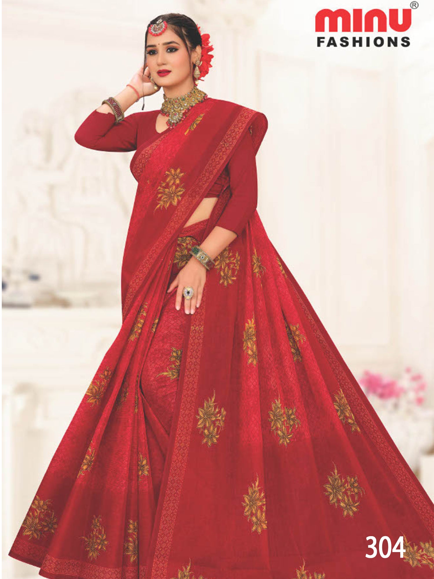 MINU SAREE NANCY V-3 3044