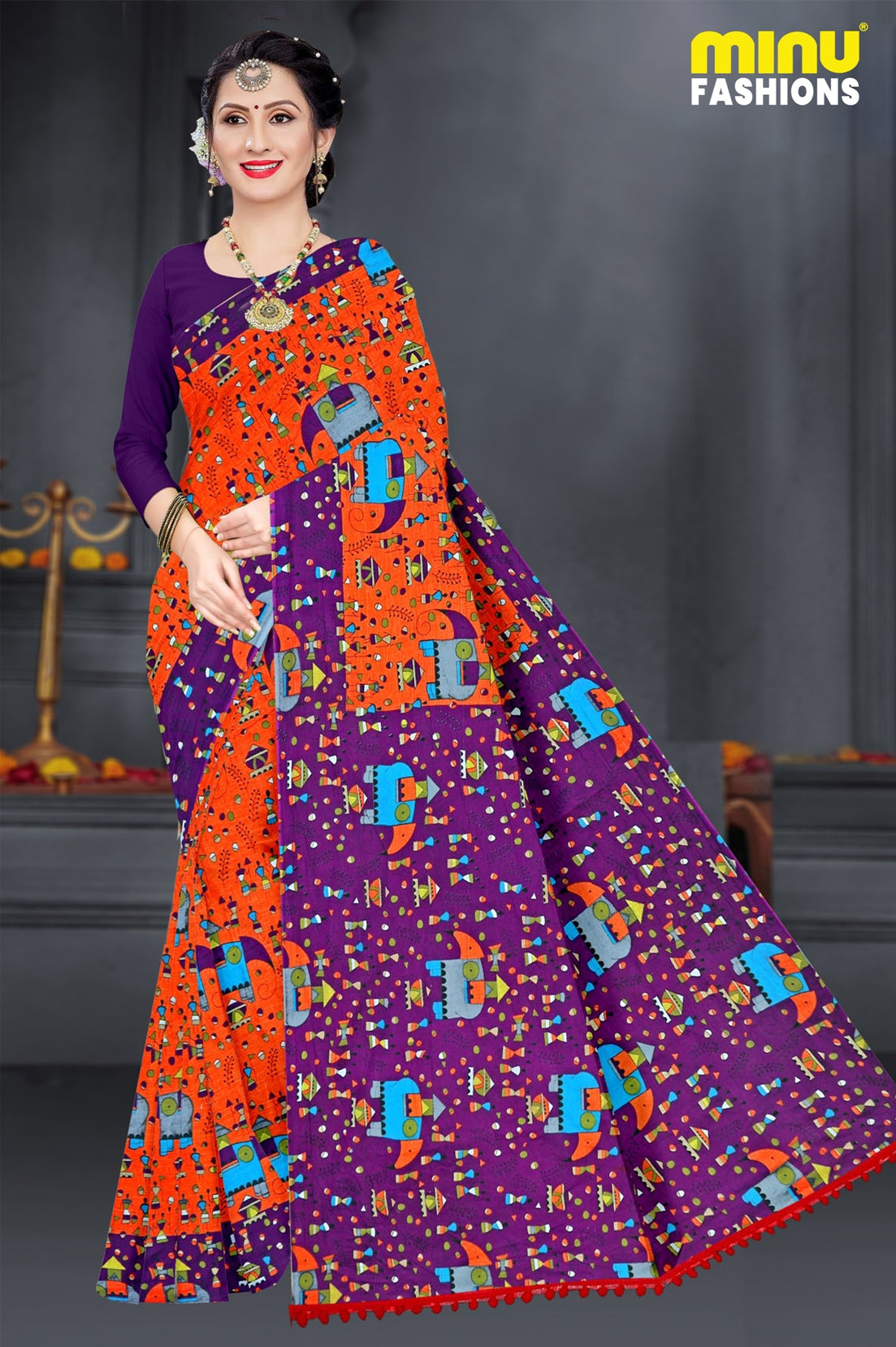 MINU SAREE HASTHLEKHA V-1 0009