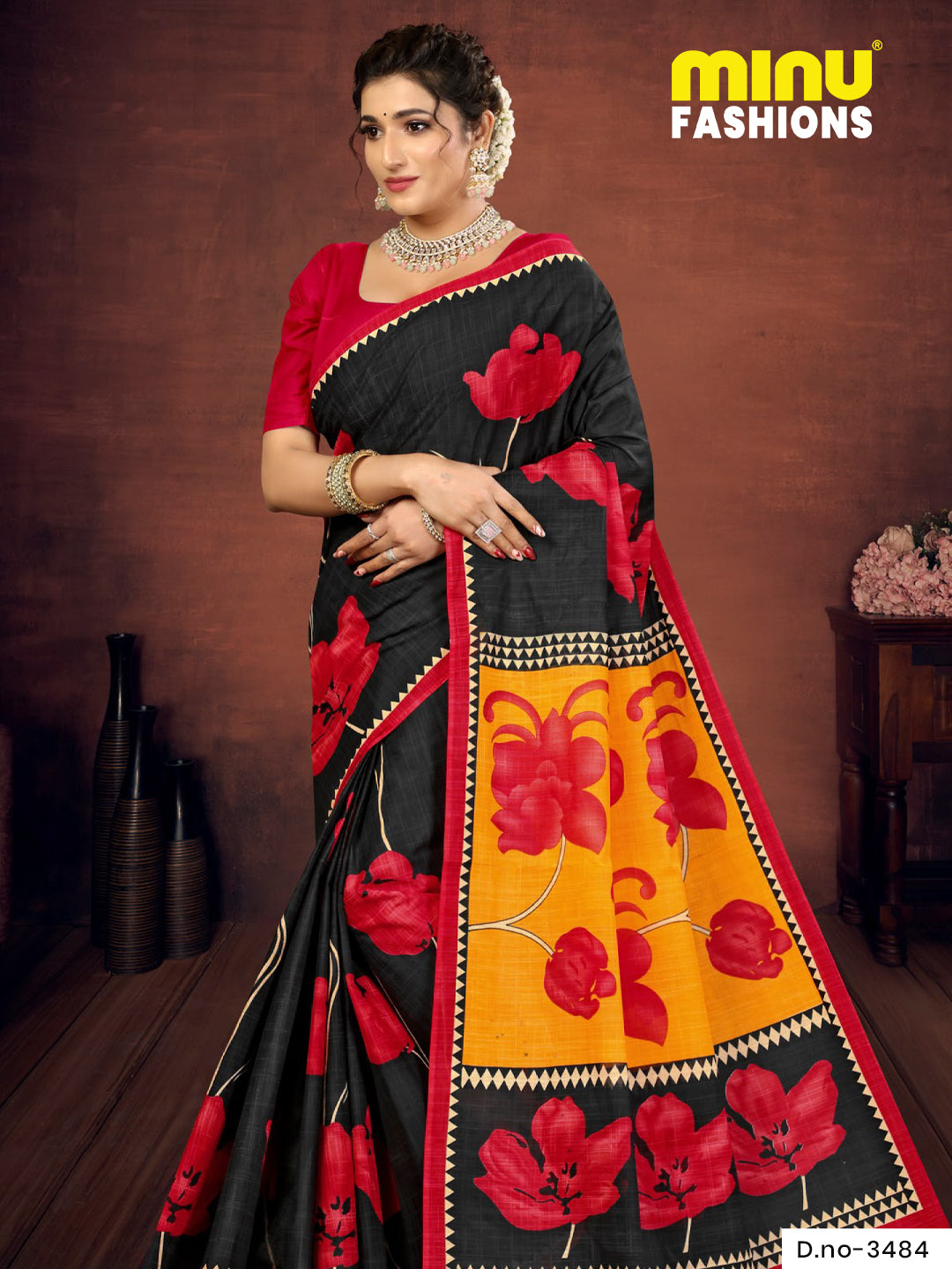 MINU SAREE HI DEMAND V-3 34863