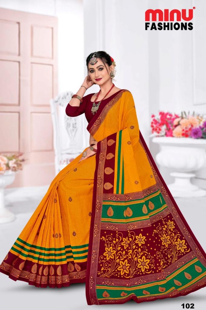 MINU SAREE MALAIKAA V-37 1022