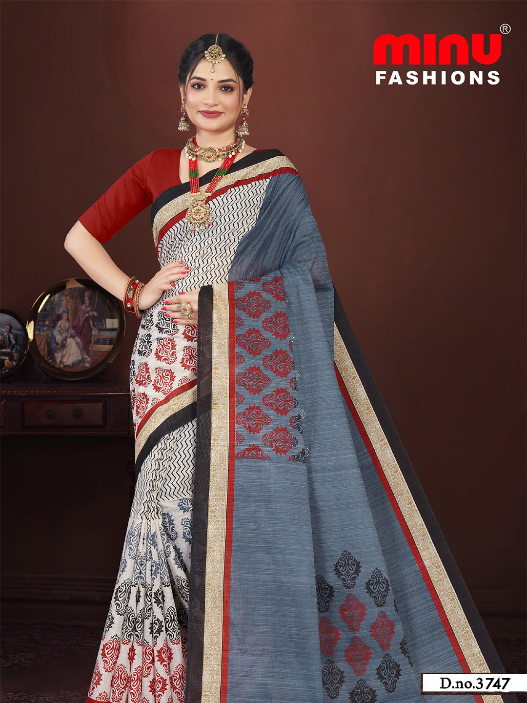 MINU SAREE VELVET TOUCH V-12 34665