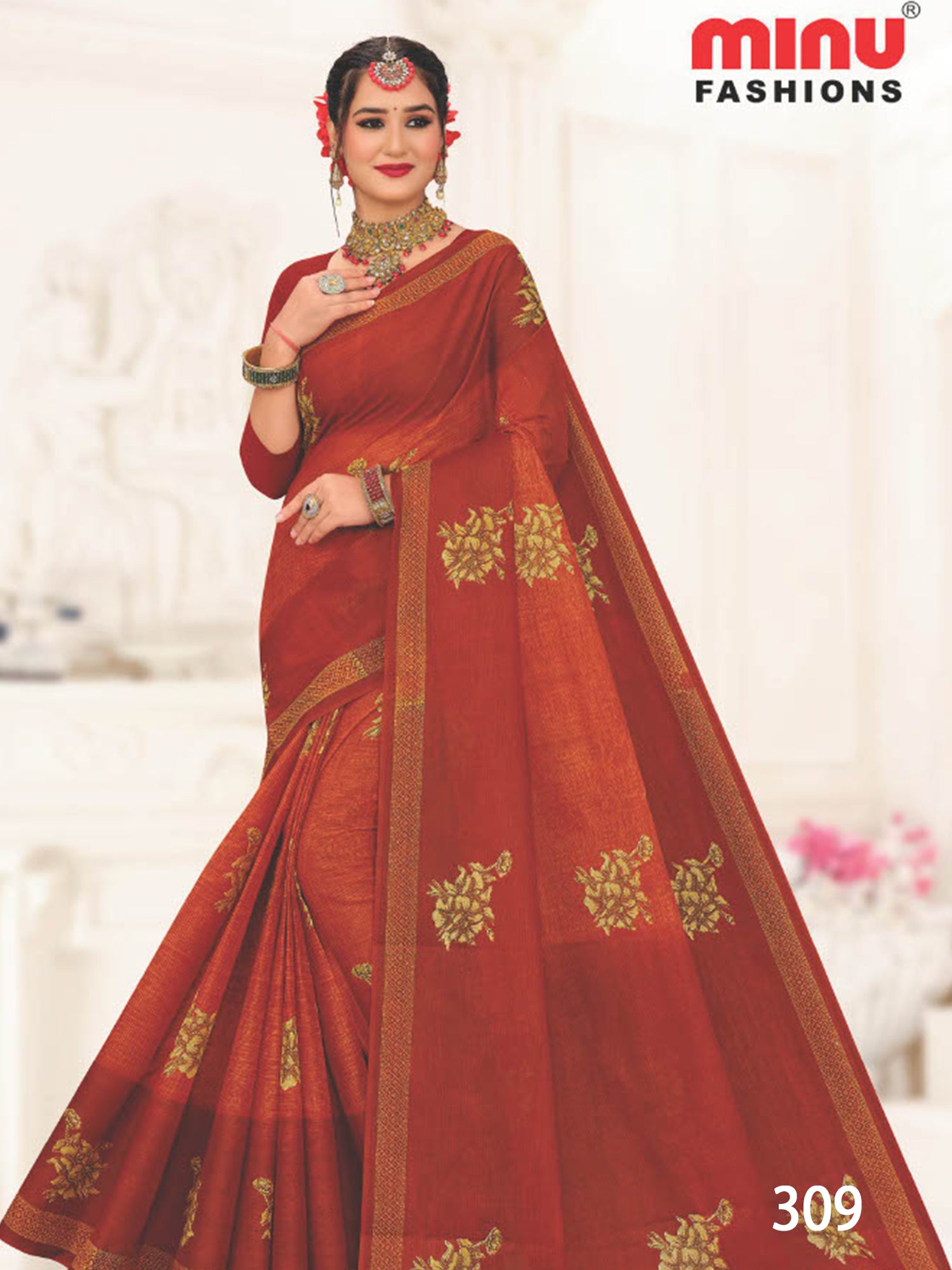 MINU SAREE NANCY V-3 3099